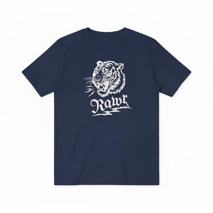 Navy Tee White Tiger Aligned