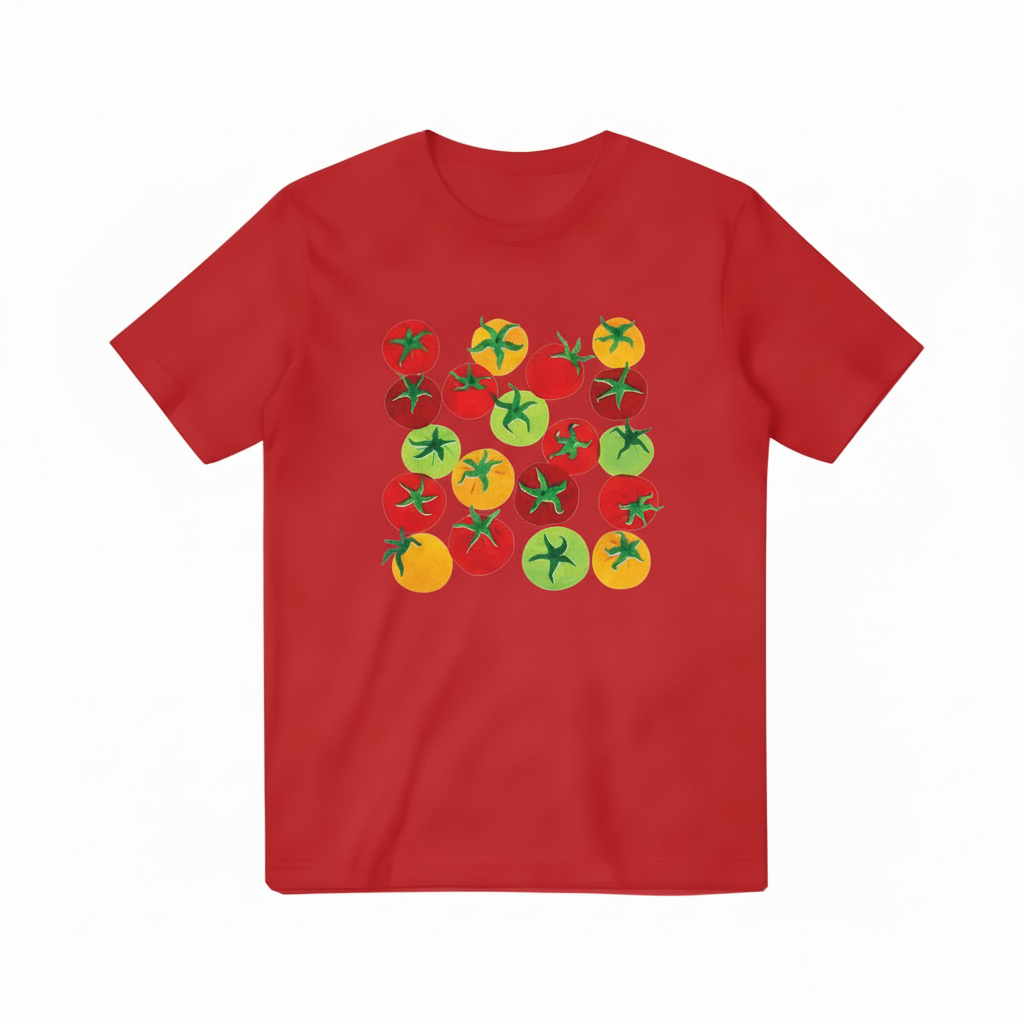 Red Colorful Tomatoes Tee