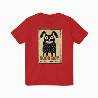 Red Good Boy Tee Clean