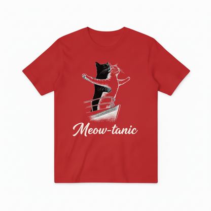 Red Meow-tanic T-shirt - Matching Reference