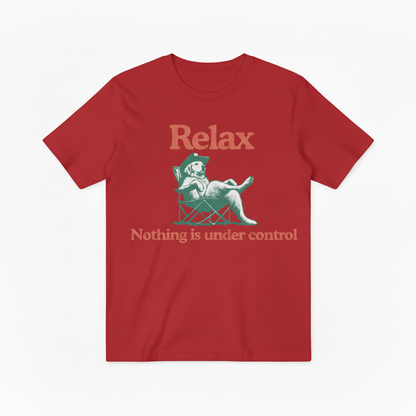 Red Relax Tee Aligned