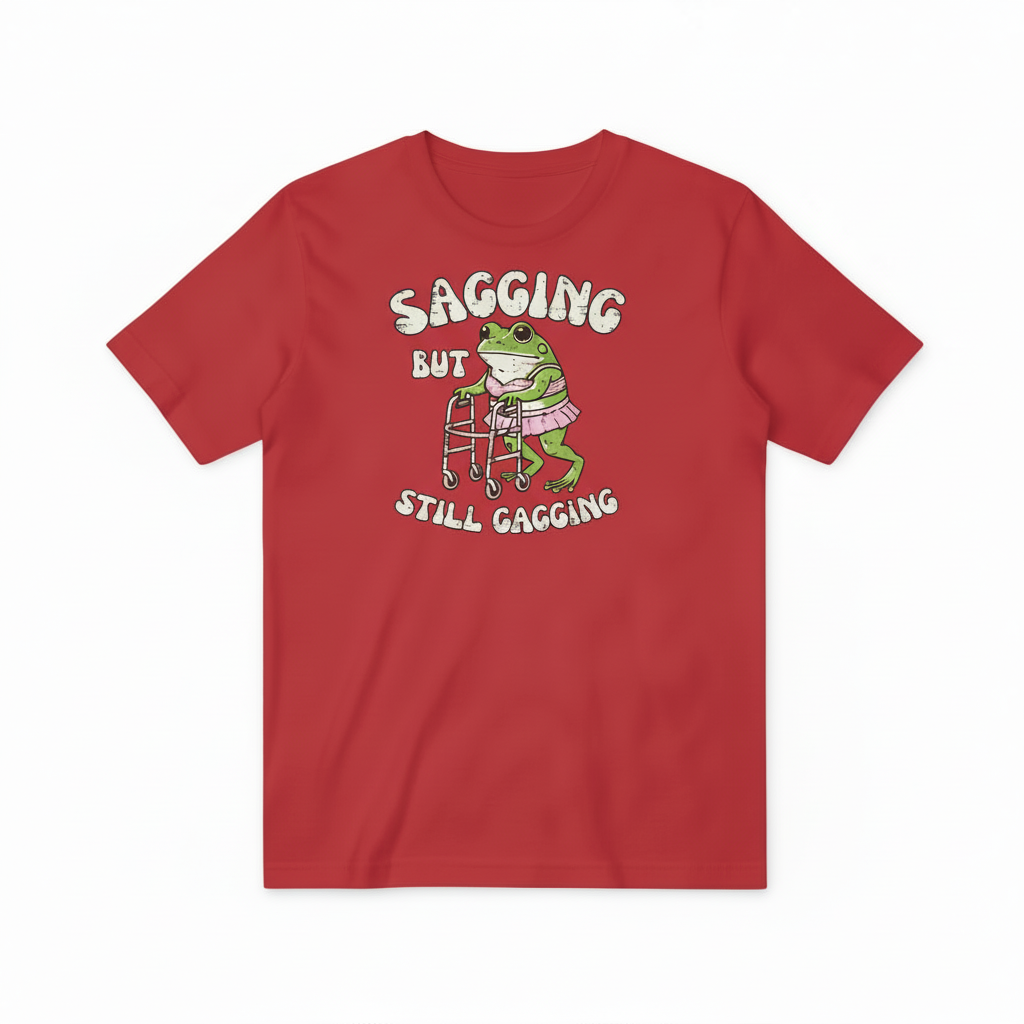 Red Sagging Frog