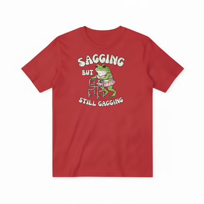 Red Sagging Frog