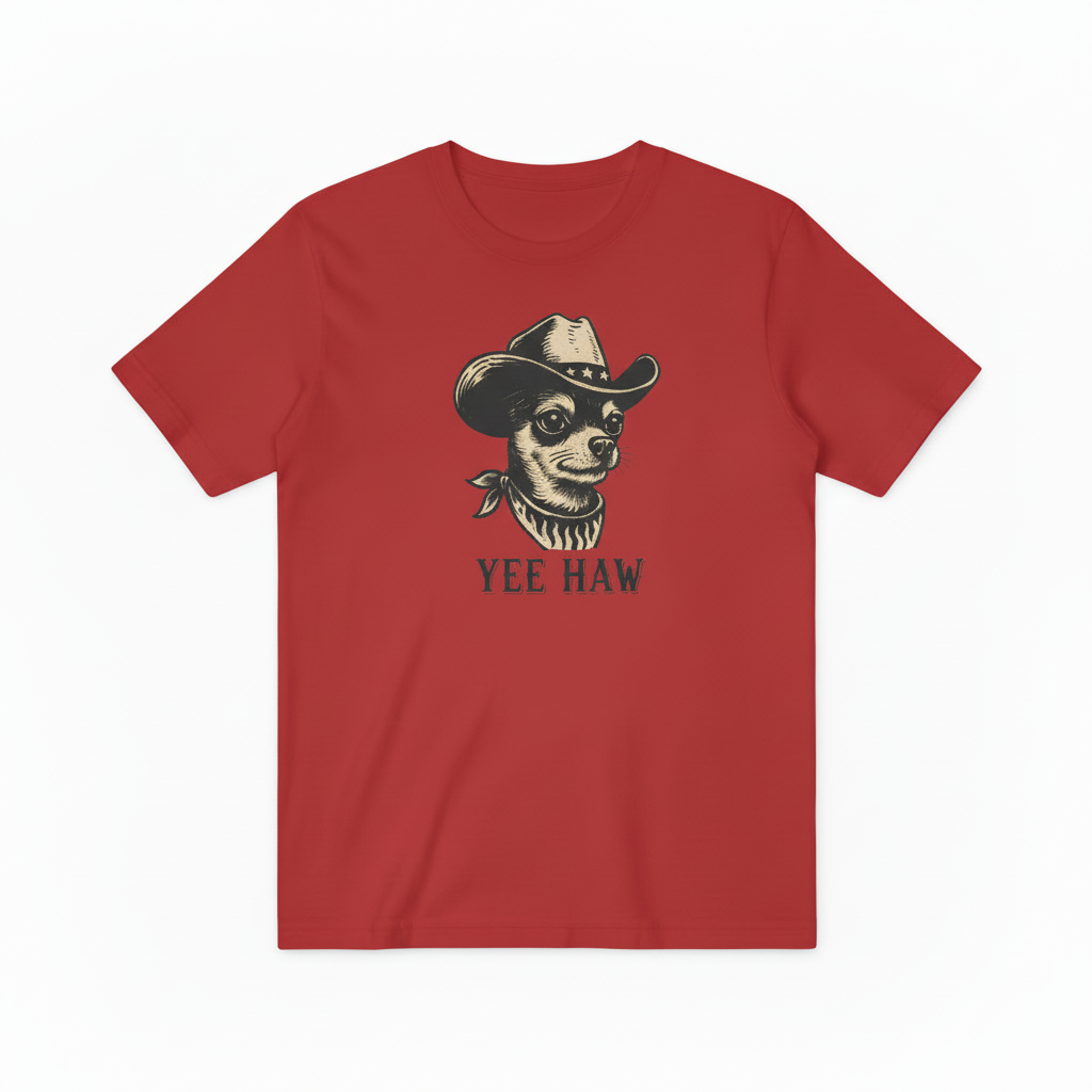Red YEE HAW Tee
