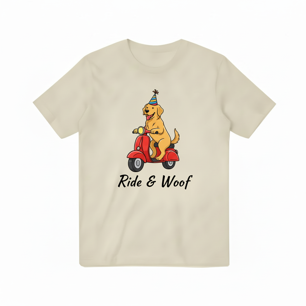 Ride & Woof Beige T-shirt