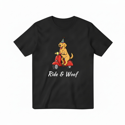 Ride & Woof Black T-shirt