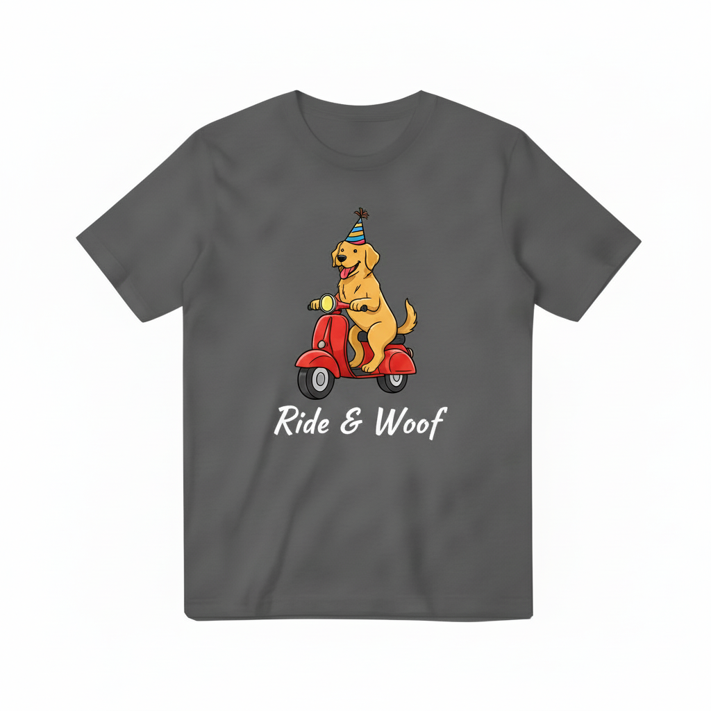 Ride & Woof Dark Gray T-shirt