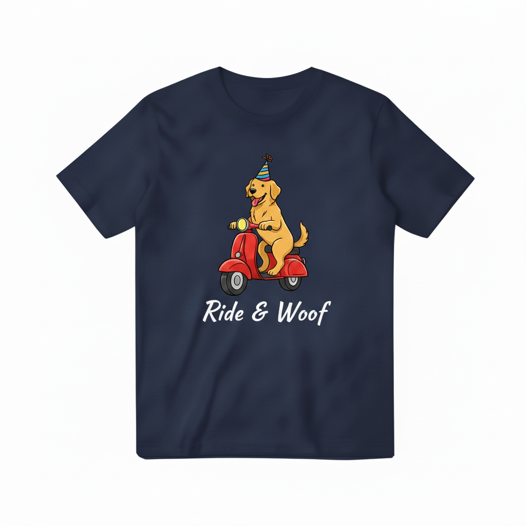 Ride & Woof Navy Blue T-shirt