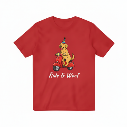 Ride & Woof Red T-shirt