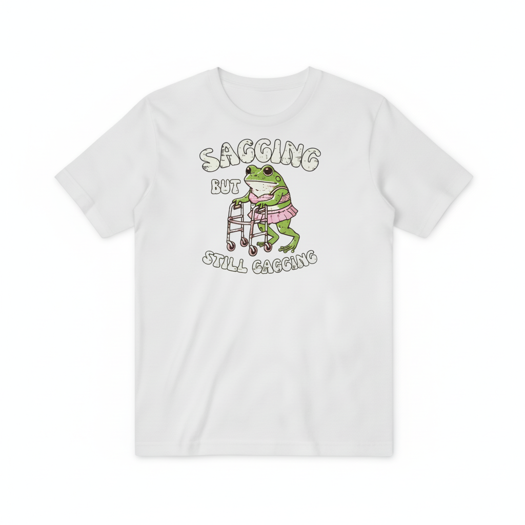 Sagging But Still Gagging Frog