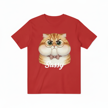 Sassy Cat Red T-shirt