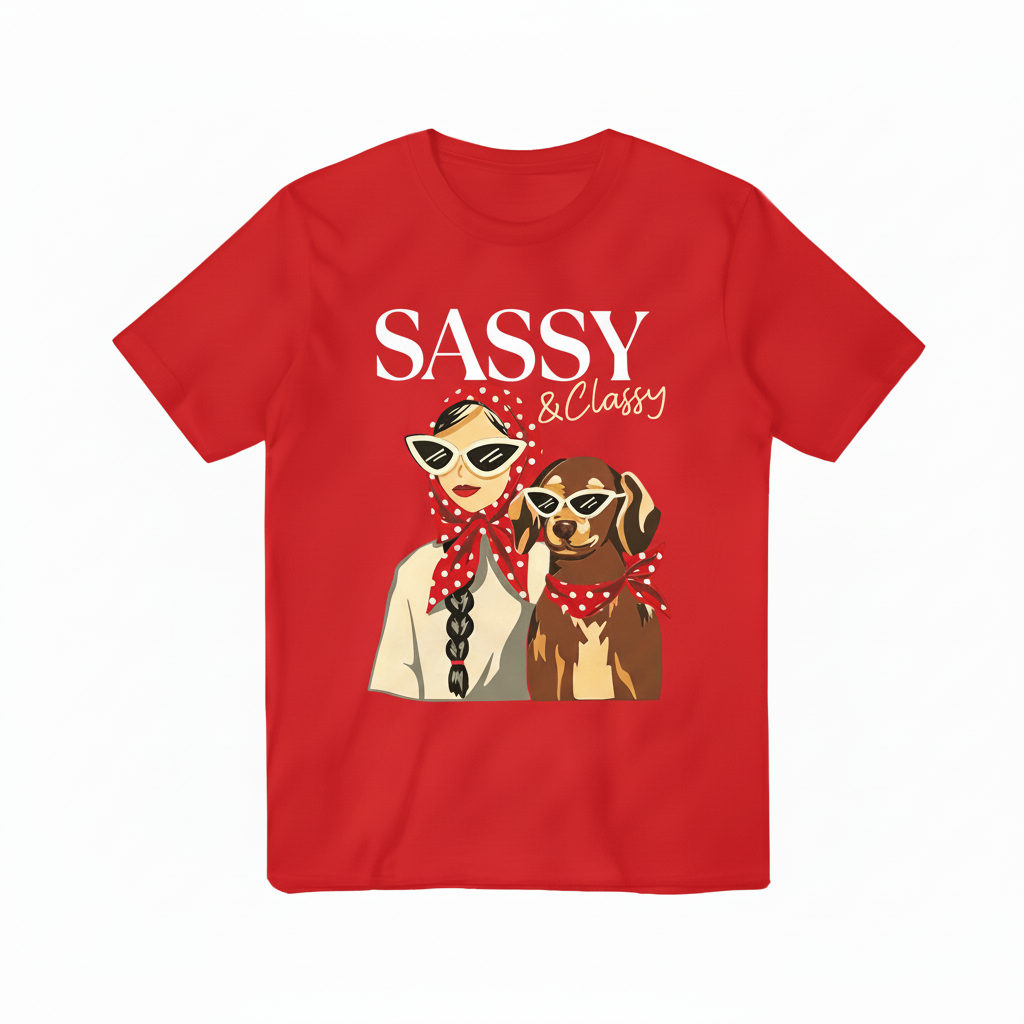 Sassy Red T-shirt - Corrected Color