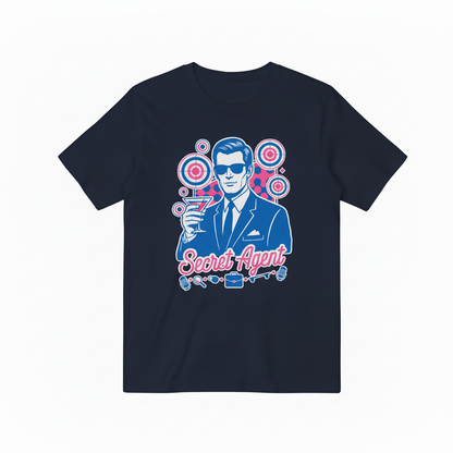 Secret Agent 深蓝色原色印花