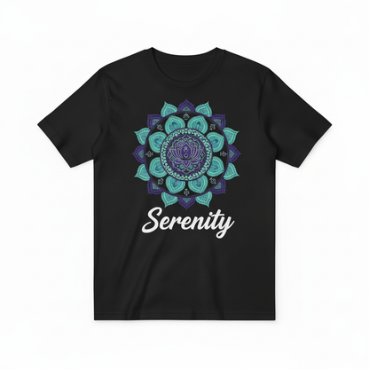 Serenity Mandala Black T-shirt