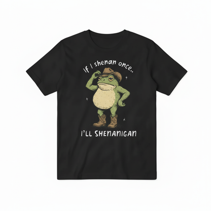 Shemanigan Frog Black T-shirt