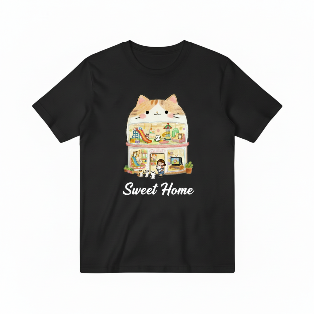 Sweet Home Black T-shirt