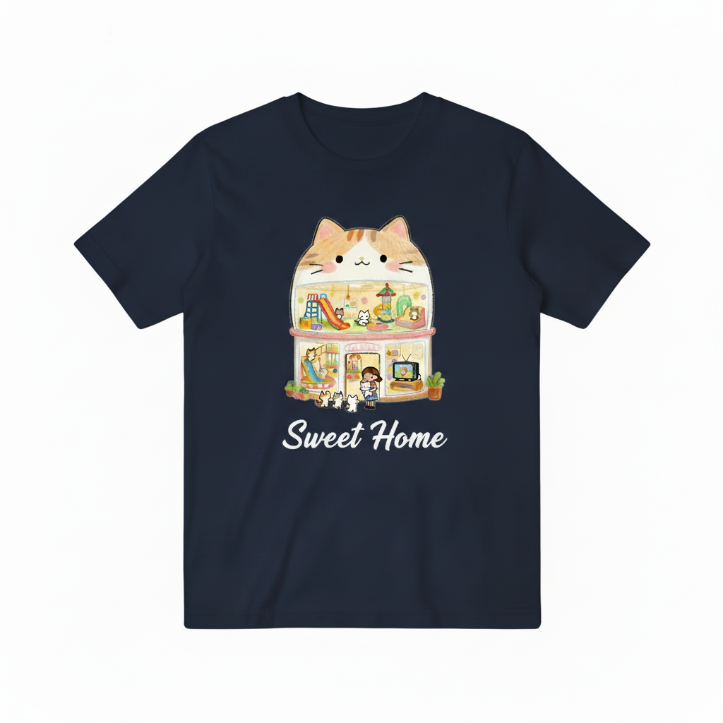 Sweet Home Navy Blue T-shirt