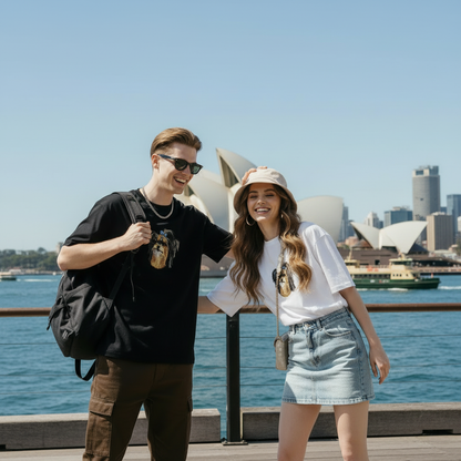 Sydney Circular Quay playful pose