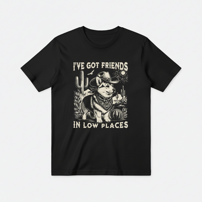 Cowboy Corgi Western Graphic T-shirt T2019