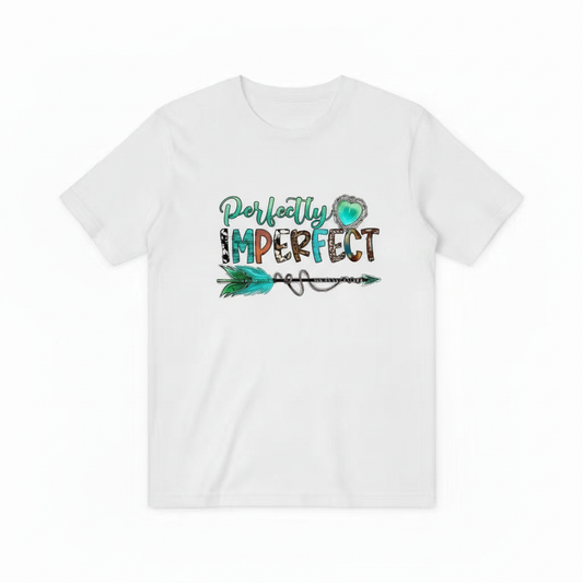 白色T恤完美不完美设计