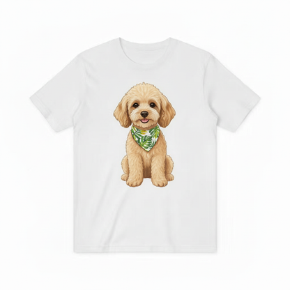 白色贵宾犬T恤