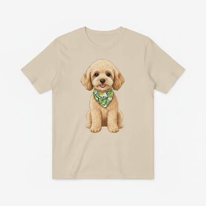 米黄色贵宾犬T恤