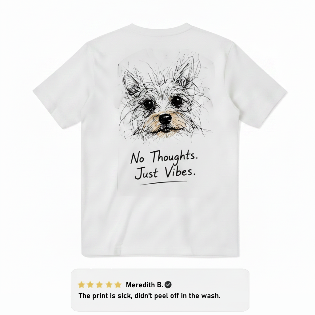 No Thoughts Just Vibes Tee