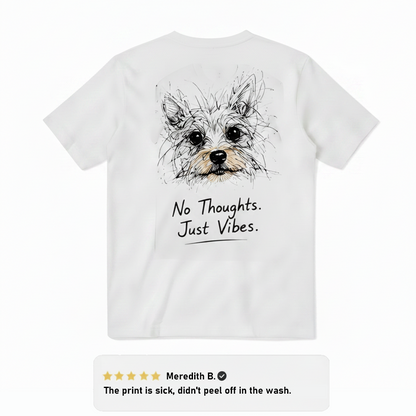 No Thoughts Just Vibes Tee