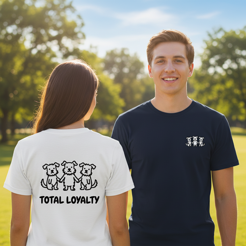 Total Loyalty Three Dogs Tee