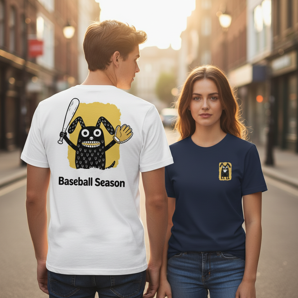 Baseball Season Funny Graphic Tee