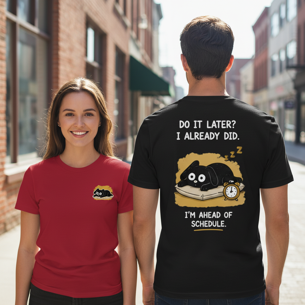 Lazy Dog Procrastinator Tee