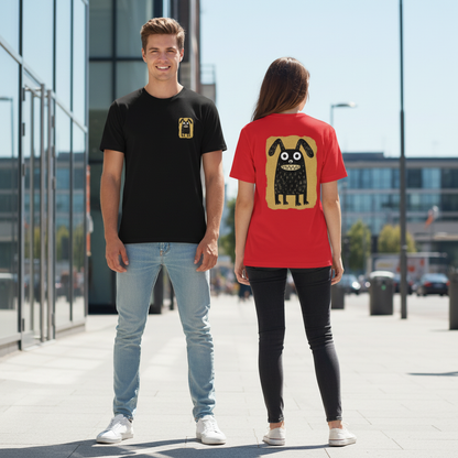 Weird Monster Dog Doodle Tee