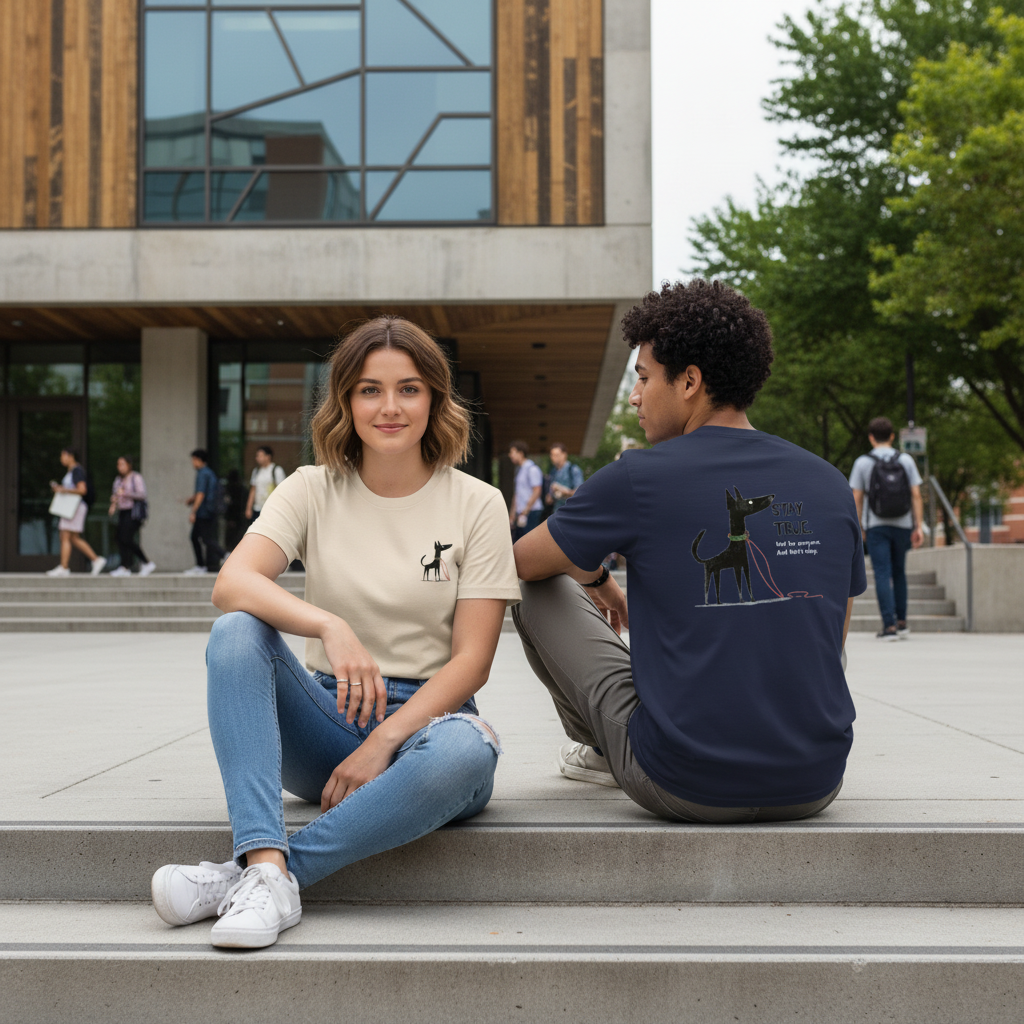 Stay True Dog Graphic Tee