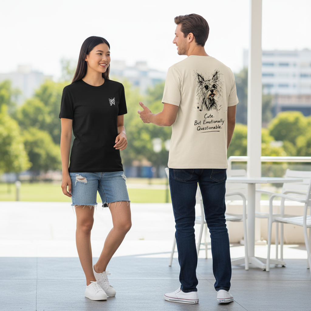 Cute But Emotionally Questionable Tee