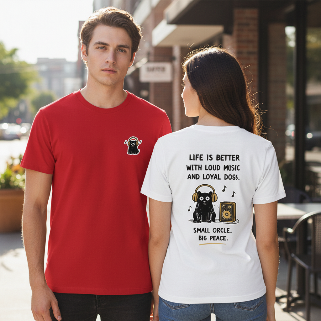 Loud Music Loyal Dogs Tee