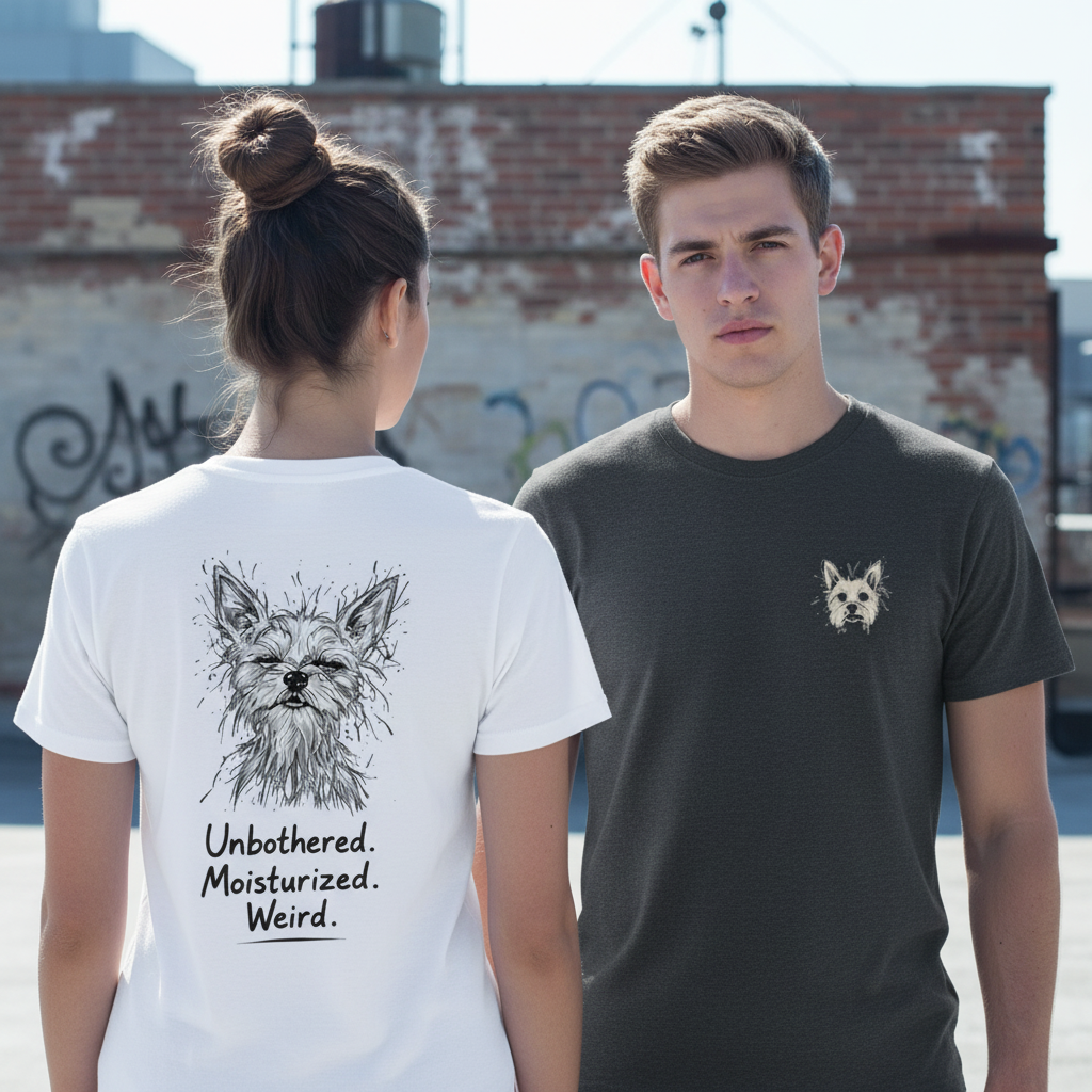 Unbothered Westie Dog Funny Tee