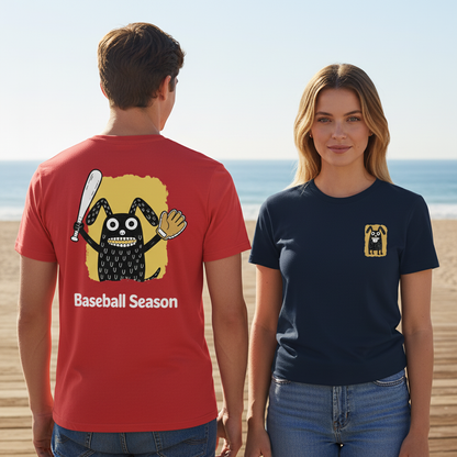 Baseball Season Funny Graphic Tee