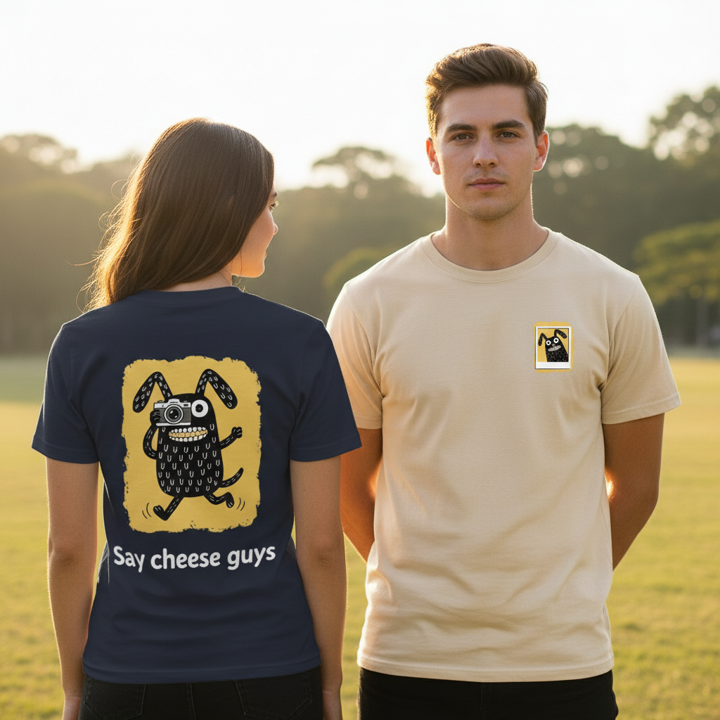 Say Cheese Guys Graphic Tee