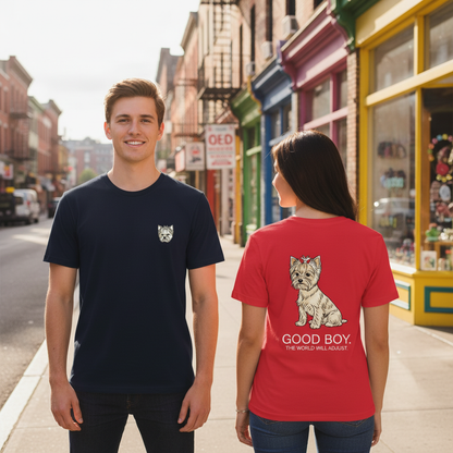 Good Boy Yorkie Dog Tee