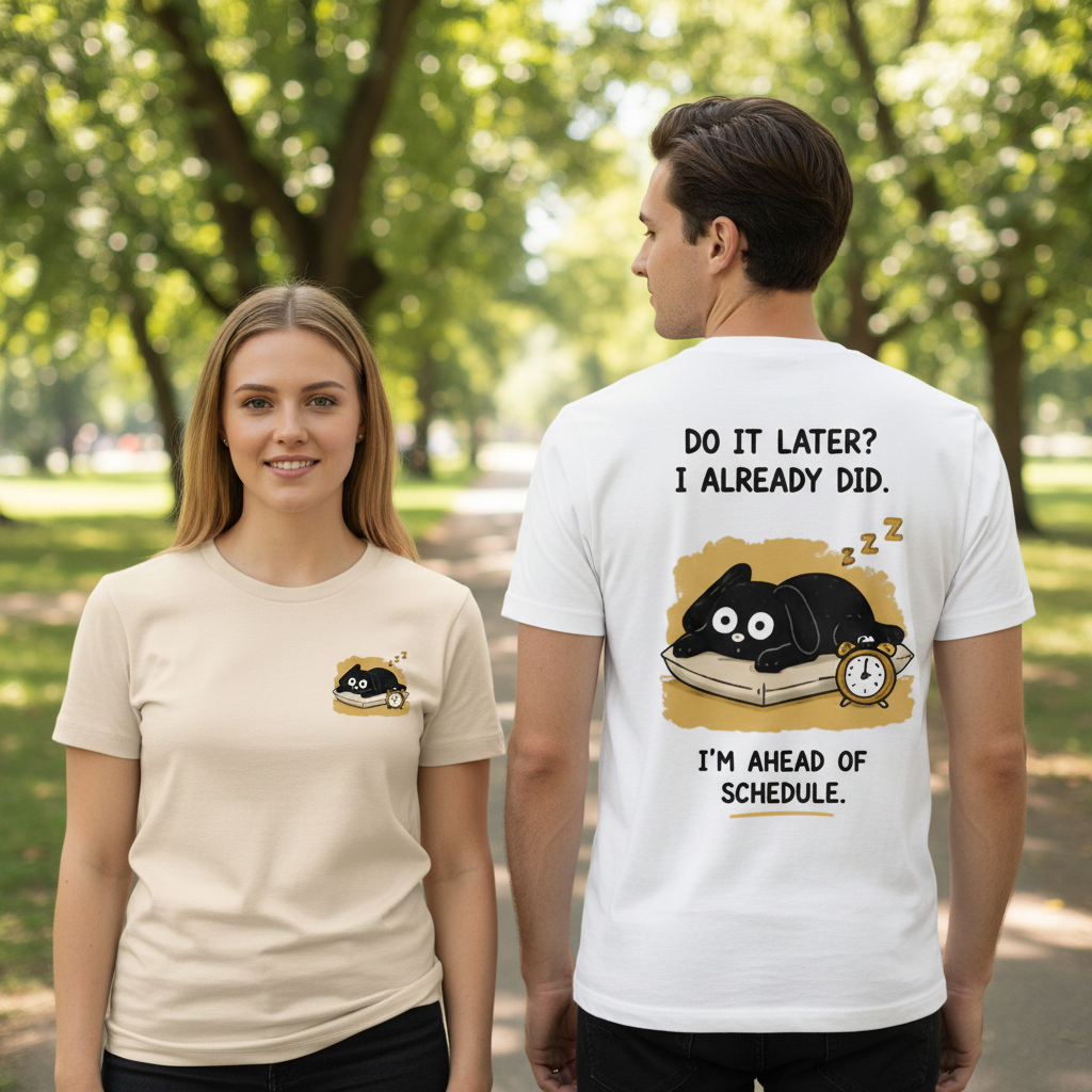 Lazy Dog Procrastinator Tee