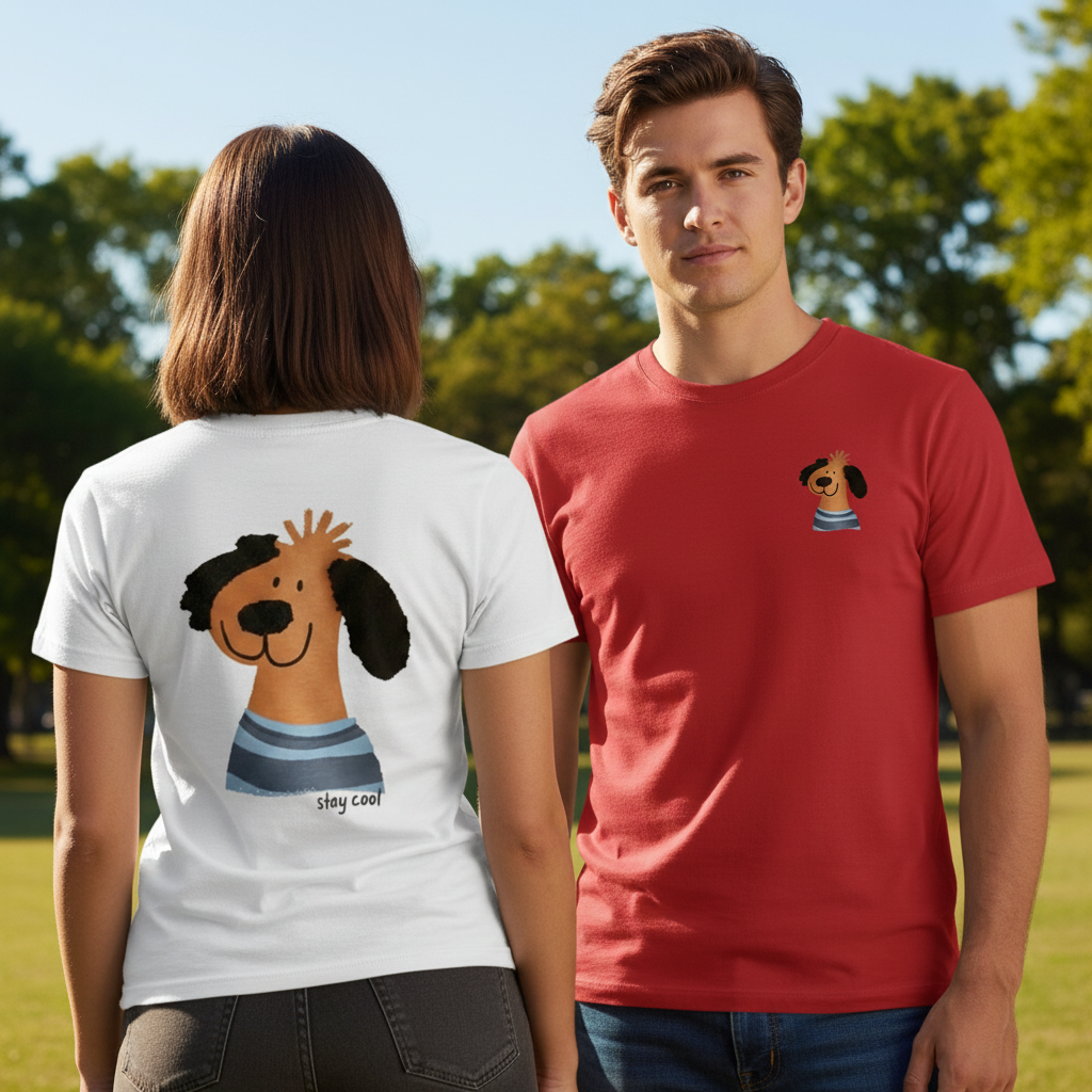 Stay Cool Dog Graphic Tee