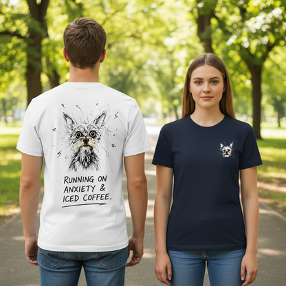 Running on Anxiety & Iced Coffee Tee