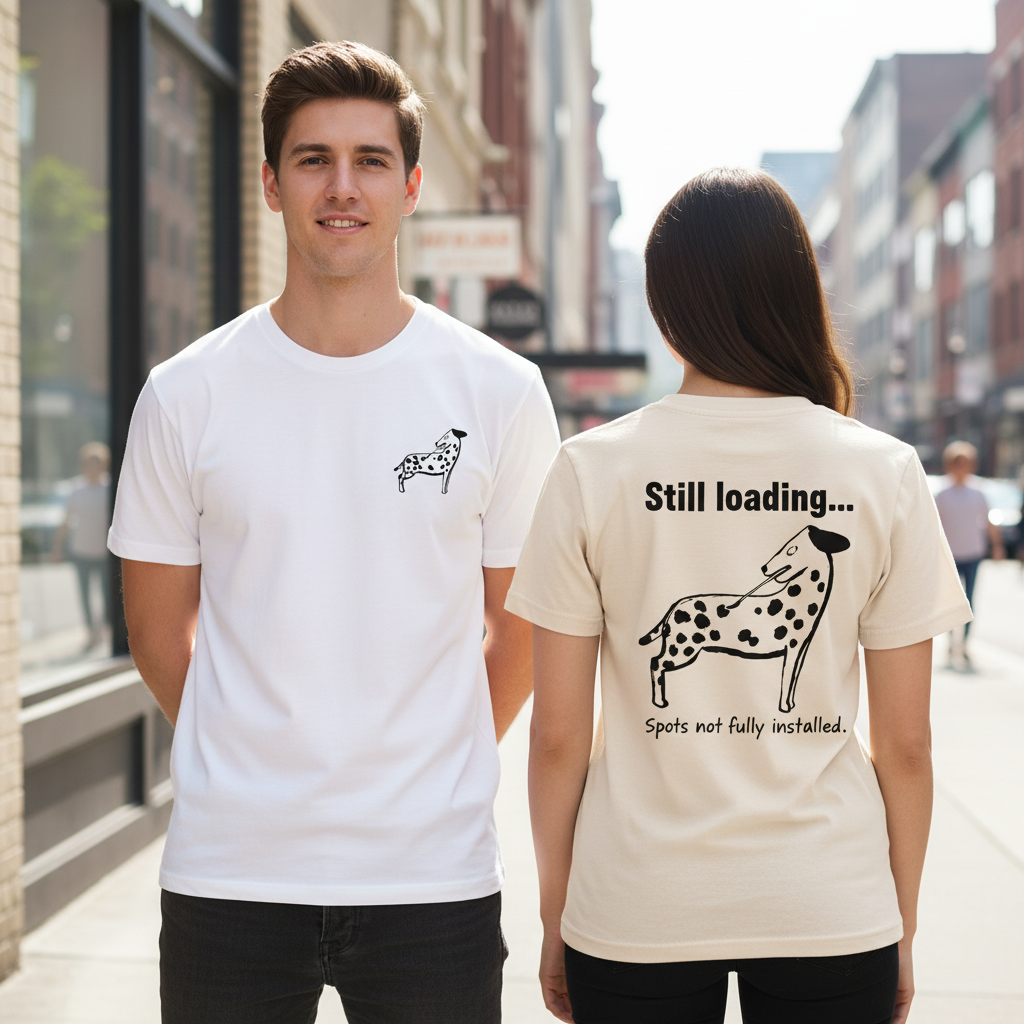 Still Loading Dalmatian Graphic Tee