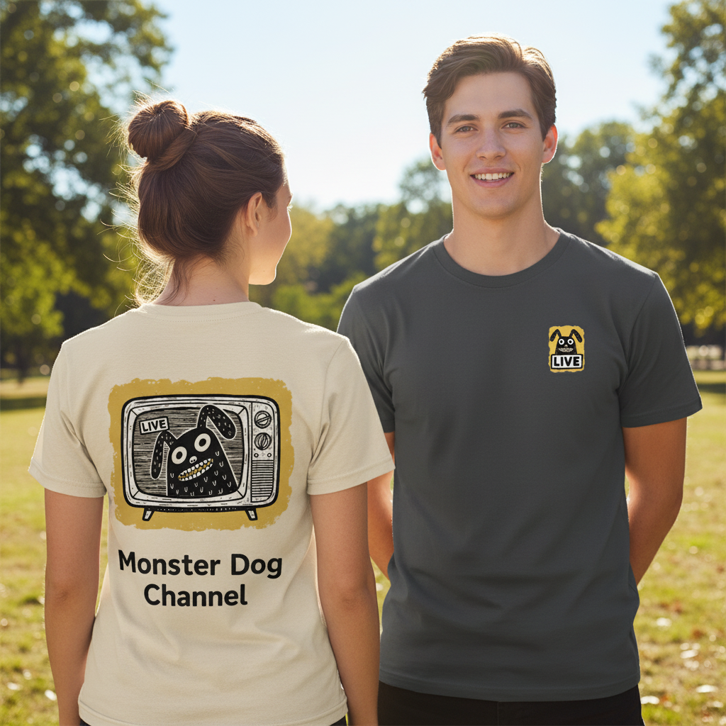 Monster Dog TV Channel Tee
