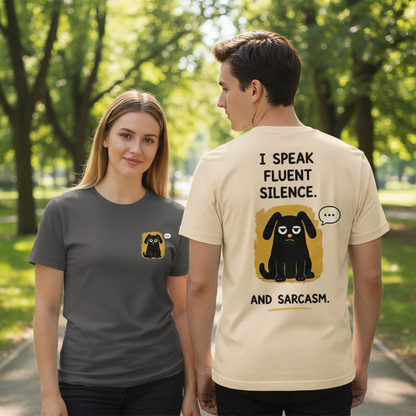 Silence & Sarcasm Dog Tee