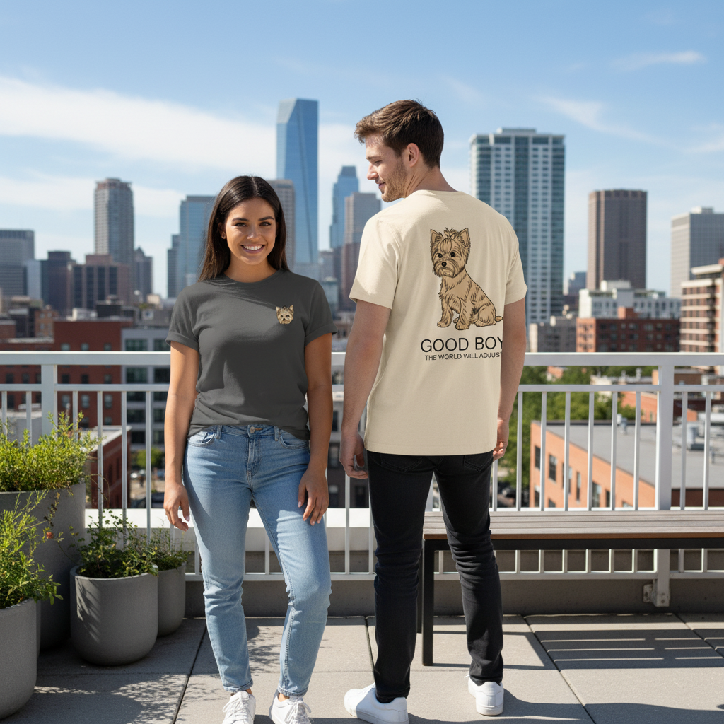 Good Boy Yorkie Dog Tee