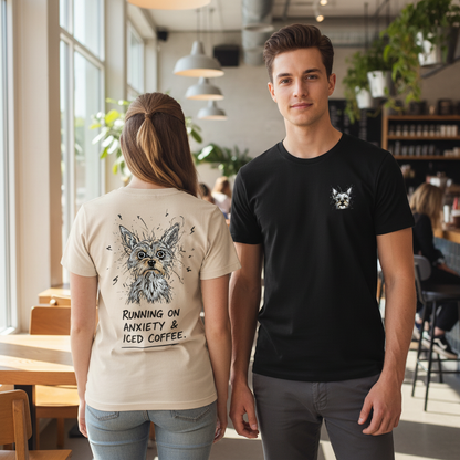 Running on Anxiety & Iced Coffee Tee