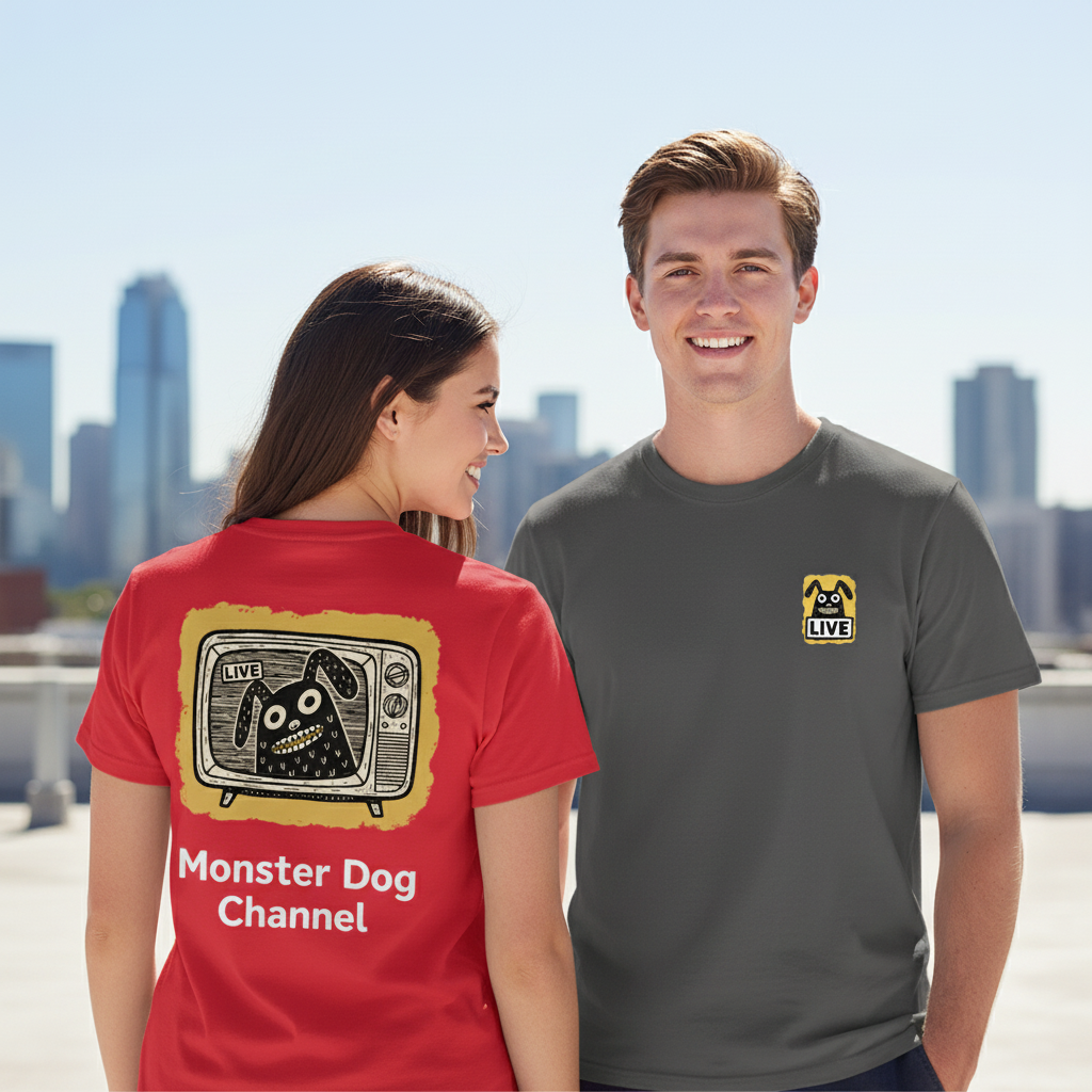 Monster Dog TV Channel Tee