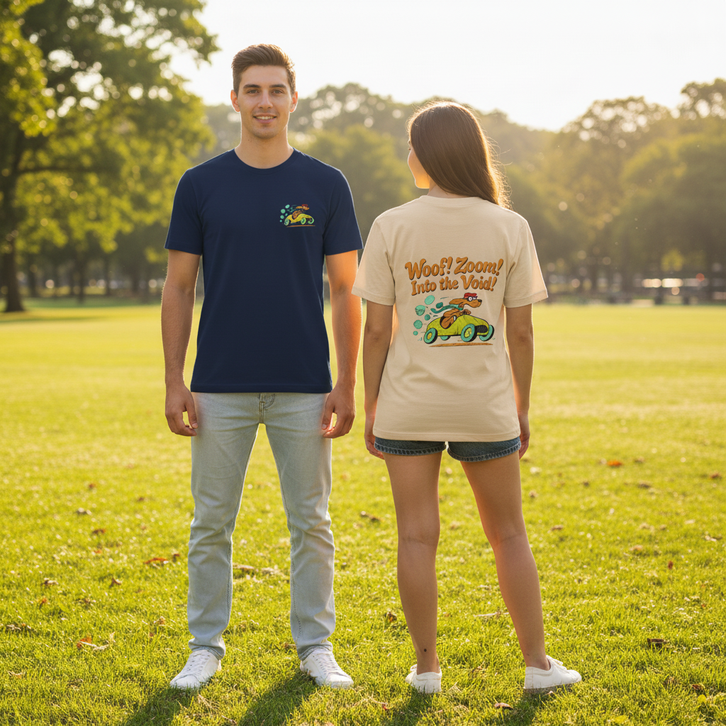 Woof Zoom Into the Void Tee