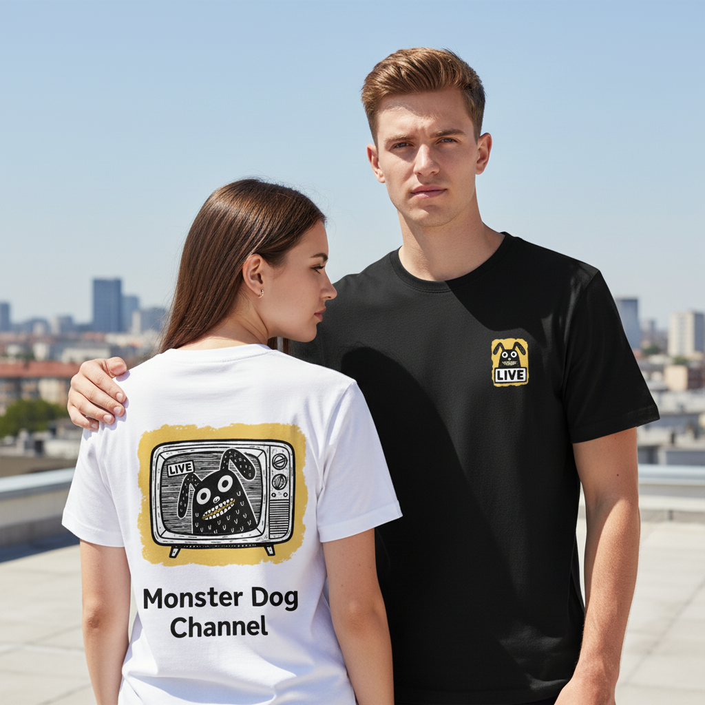 Monster Dog TV Channel Tee